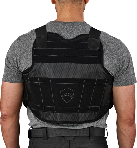 BulletSafe 2XL Concealable Bulletproof Vest with CLS Armor Panels - Black