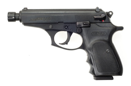 Bersa T22MX Thunder Micro-Compact Frame 22 LR 10+1, 3.50" Black Steel Threaded Barrel, Matte Black Serrated Slide & Aluminum Frame w/Beavertail