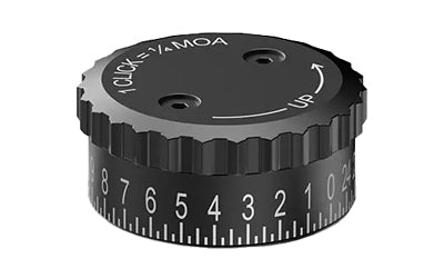 Burris Synergy Knob Standard Turret, Black Matte Finish, Custom Elevation Dial 626400