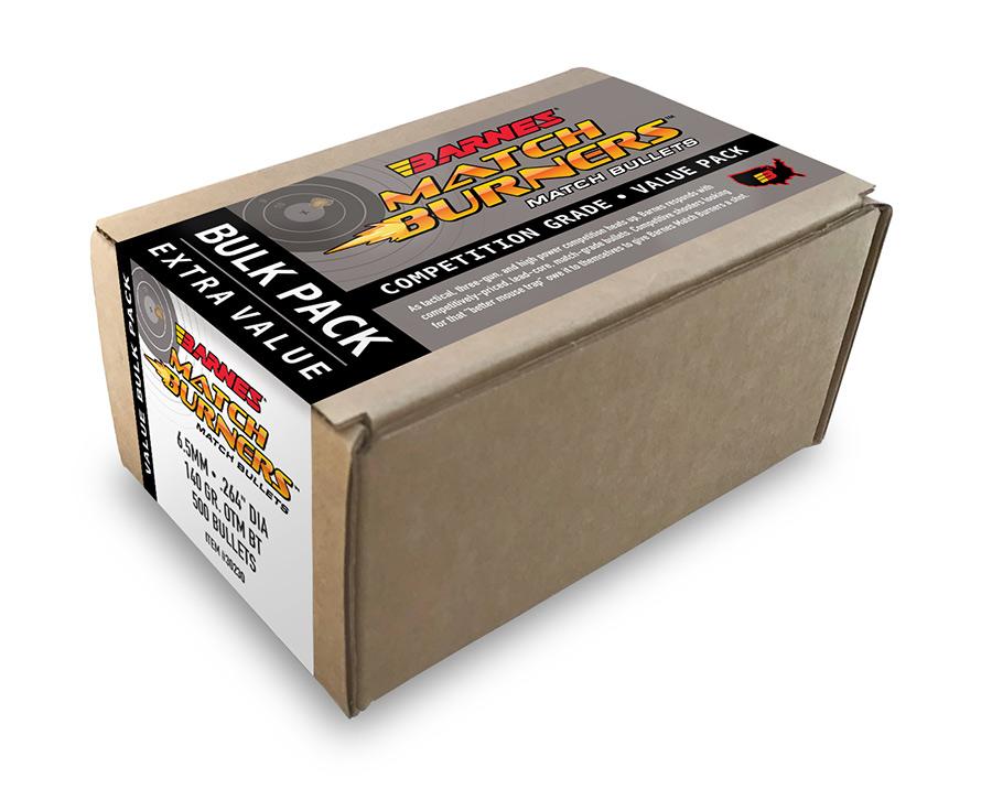 Barnes 6mm .243" 105gr BT Match Lead Core Rifle Bullets 500/Box