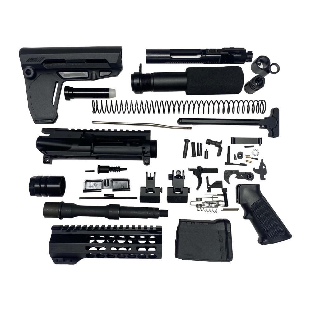 Bowden Tactical AR Pistol Kit 10.5" Barrel 10" Handguard Full Build