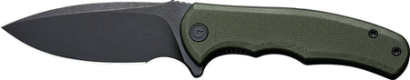 CIVIVI Mini Praxis 2.98" Black Blade OD Green G10 Handle Folder Clam Pack