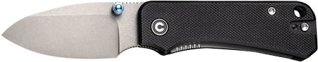 CIVIVI Baby Banter Pocket Knife 2.34" Gray Stonewash Blade Black G10