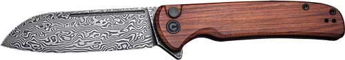 CIVIVI Chevalier Pocket Knife 3.46" Damascus Blade Cuibourtia Wood Handle
