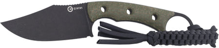 CIVIVI Midwatch 3.39" Black Stonewash Blade Green Micarta Handle Folder