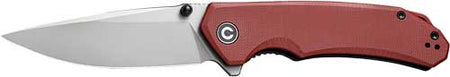 CIVIVI Brazen Pocket Knife 3.46" Stonewashed Blade Burgundy G10