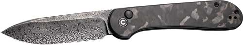CIVIVI Elementum Folder 3.47" Black Stonewash Blade Marble Carbon Fiber
