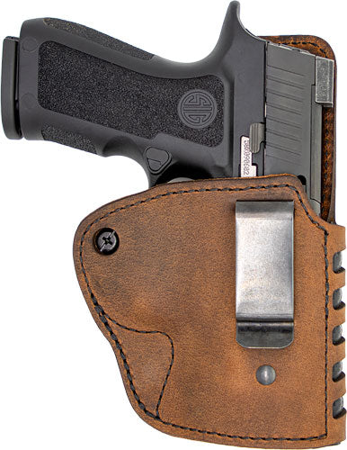 Versacarry Compound Right-Hand IWB Kydex Leather Holster SIG P365 Brown