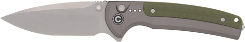 CIVIVI Sentinel Strike II 3.7" Stonewash Blade Gray Aluminum Handle Folder