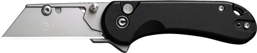 CIVIVI Elementum 2.26in Black Utility Knife 3 Extra Blades Clam Pack