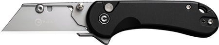 CIVIVI Elementum 2.26in Black Utility Knife 3 Extra Blades Clam Pack