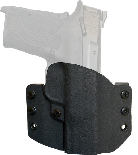 Comp-Tac Warrior RH OWB Kydex Holster for Smith & Wesson Shield 9EZ Black