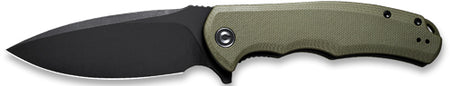 CIVIVI Praxis 3.75" Black Stonewash Blade OD Green G10 Handle Folder Clam Pack