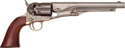Cimarron 1860 McColloch .44 Cal BP Revolver 8-Inch Fluted Barrel Original Finish Walnut 6-Round
