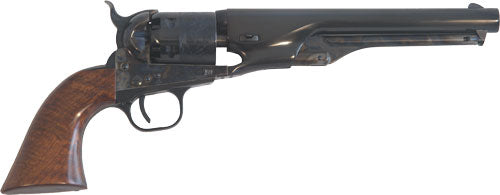 Cimarron 1861 Navy Cut for Stock .36 Cal BP Revolver 7.5-Inch Barrel Blued Walnut Grip 6-Round