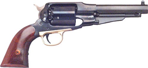 Cimarron 1858 Army .44 Cal BP Revolver 5.5-Inch Octagon Blued Finish Walnut Grip 6-Round