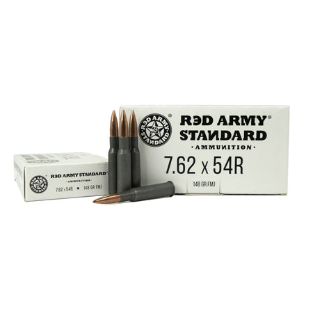 Century Arms 7.62x54mmR Red Army Standard 148 grain Full Metal Jacket ammunition