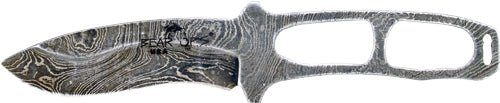 Bear Ops 2.78" Damascus Blade Combat Neck Knife with Kydex Sheath