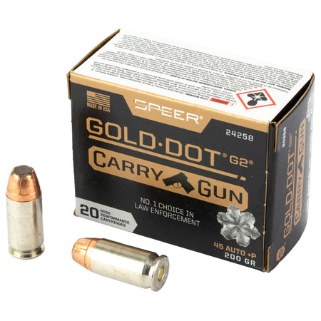 Speer Gold Dot Carry Gun Hollow Point 200 Grain .45 ACP/Auto 1080 fps 604544657937