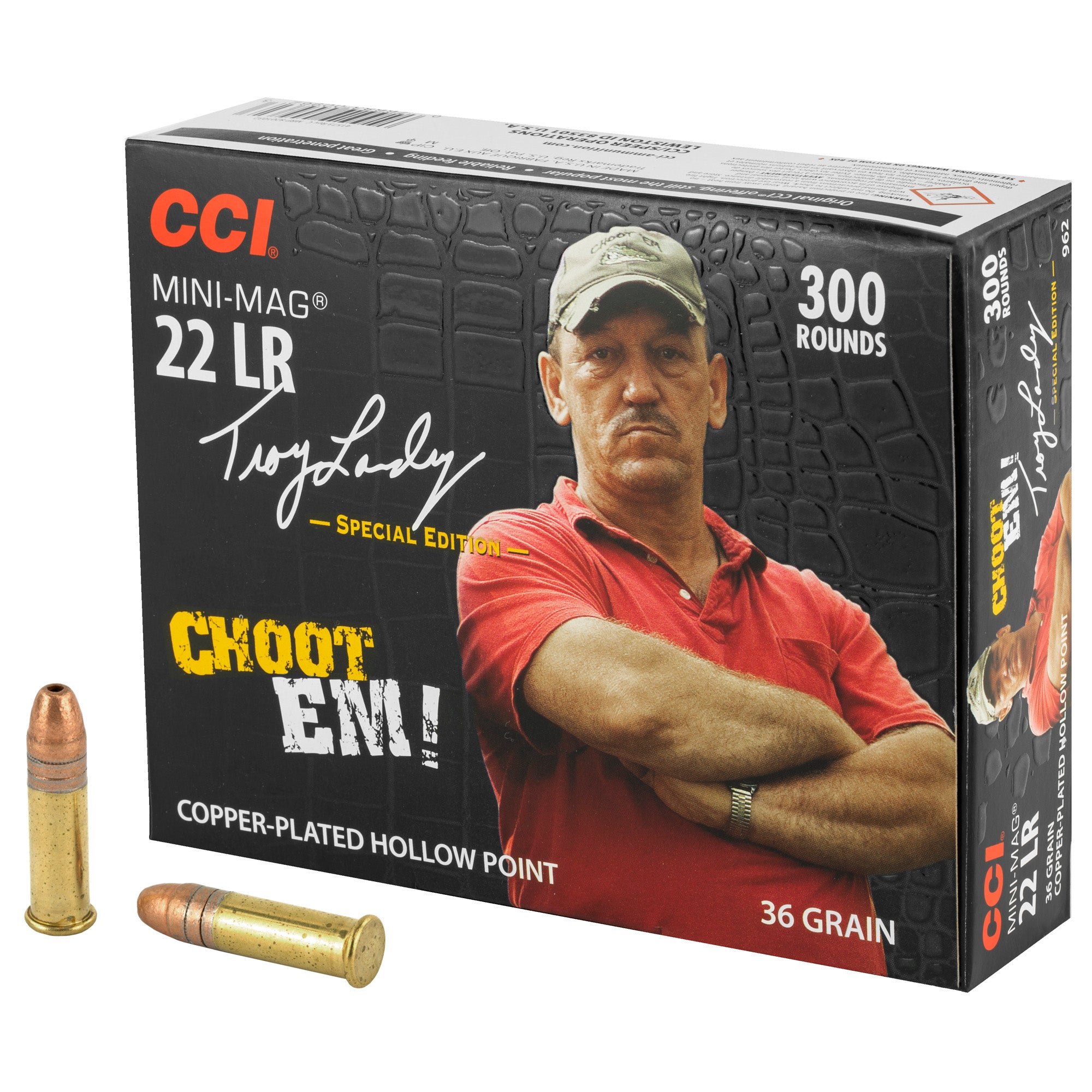 CCI Mini-Mag Varmint Jacketed Hollow Point 36 Grain .22 Long Rifle 1260 fps 076683009623