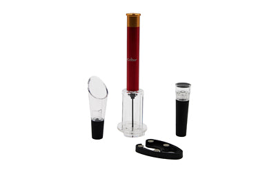 Caliber Gourmet Novelty Shotgun Shell Wine Bottle Air Pump Opener CBG-1063