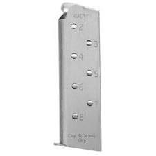 Chip McCormick Shooting Star .45 ACP Officer's 1911 Stainless Steel Magazine 7/rd