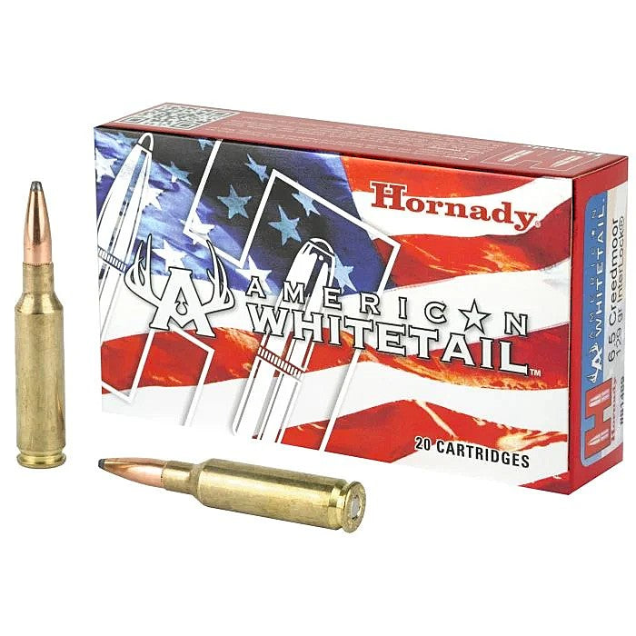 Hornady 6.5mm Creedmoor American Whitetail 129 grain InterLock Spire Point ammunition