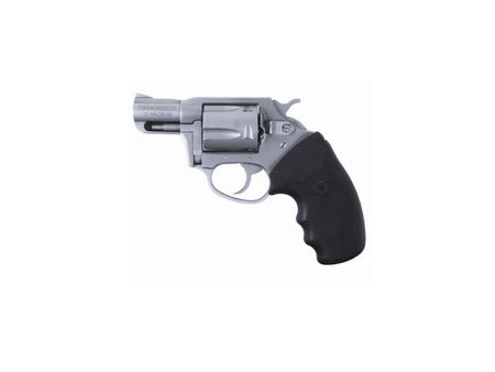 Charter Arms 73220 Undercoverette Small 32 H&R Mag, 6 Shot 2" Matte Stainless Steel Barrel & Cylinder, Matte Stainless Aluminum Frame w/Black Finger Grooved Rubber Grip, Exposed Hammer