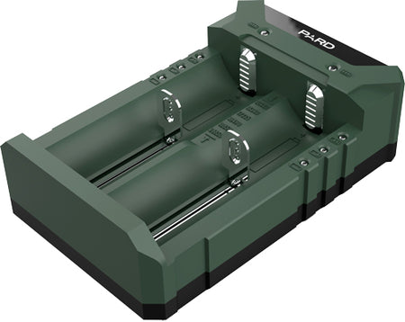 PARD Double Bank Battery Charger with Charge Indicator