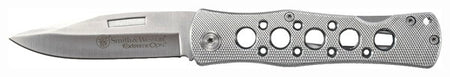 S&W Extreme Ops Lockback Folding Knife 3.5" Drop Point Blade Aluminum Handle
