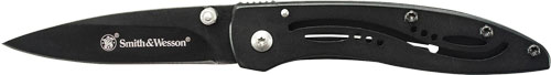 S&W Black Blade 3" High Carbon Stainless Folding Knife with Frame Lock