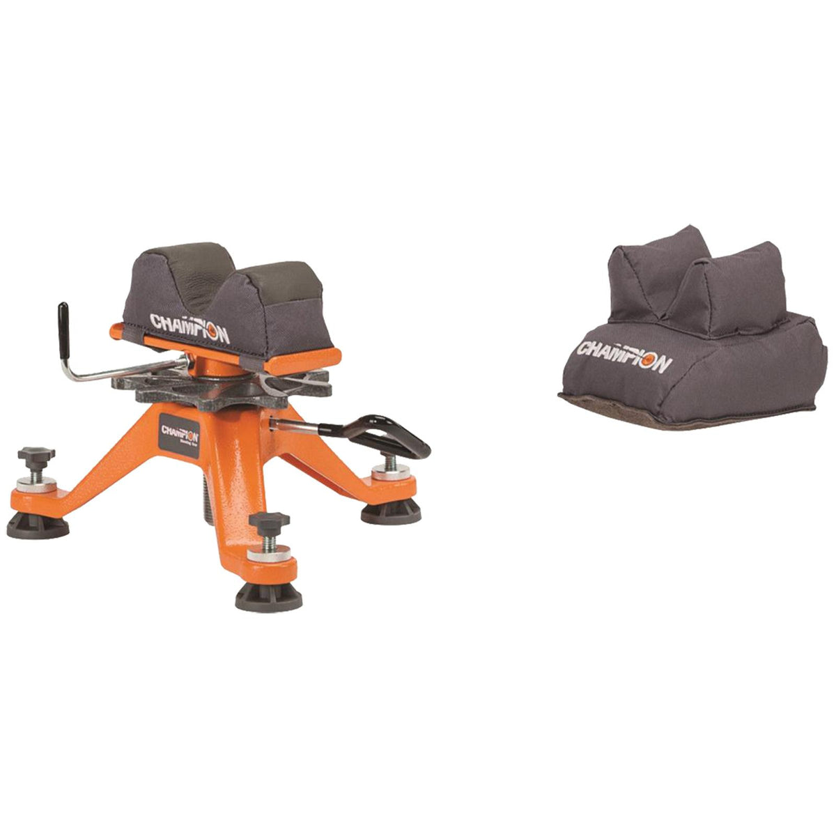 Champion Tri-Stance Rest with Adjustable Front and Rear Yokes and Bag
