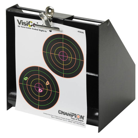 Champion .22 Rimfire Steel Bullet Trap with Target Clip 10x11 Inch