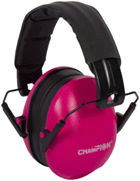 Champion Traps and Targets Slim Passive Hearing Protection Ear Muffs Pink