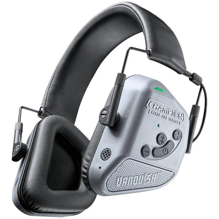 Champion Vanquish Grey Electronic Ear Muffs 21dB Hearing Protection
