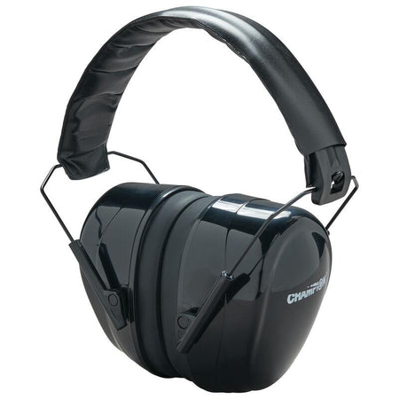 Champion Passive Shooting Ear Muffs 27dB Adjustable Black Clam Pack
