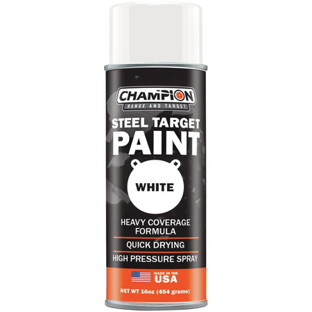 Champion 16oz White Spray Paint for AR500 Steel Targets