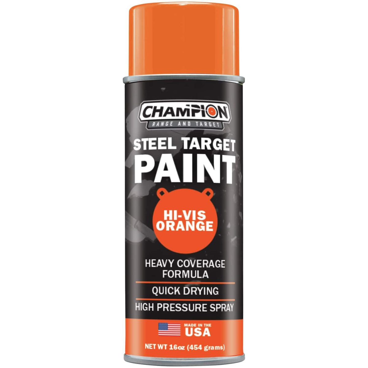 Champion Steel Target Spray Paint 16 oz Orange