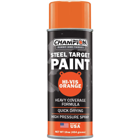 Champion Steel Target Spray Paint 16 oz Orange