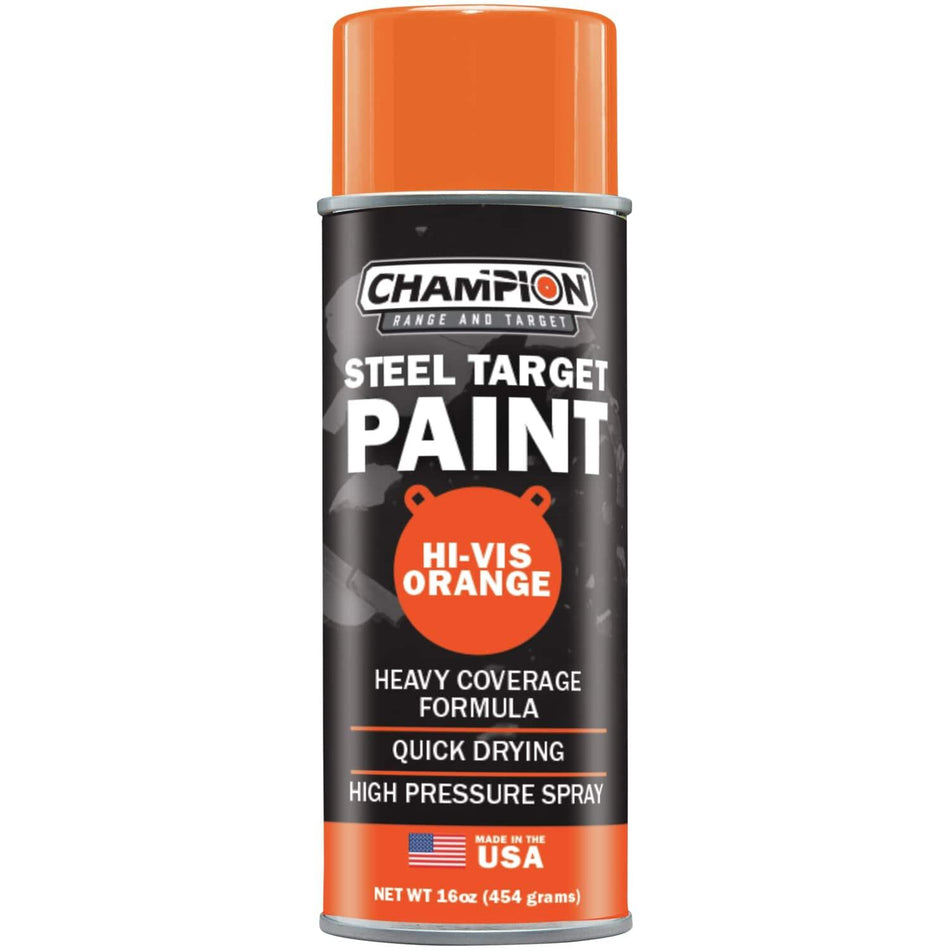 Champion Steel Target Spray Paint 16 oz Orange