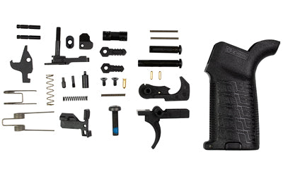 CMMG 38CA62B Zeroed MK3 AR10 Lower Parts Kit, Ambidextrous Safety Selector, Black