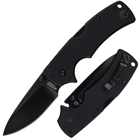 Cold Steel American Lawman 3-1/2" S35VN Steel Blade G-10 Handle Folding Knife Black