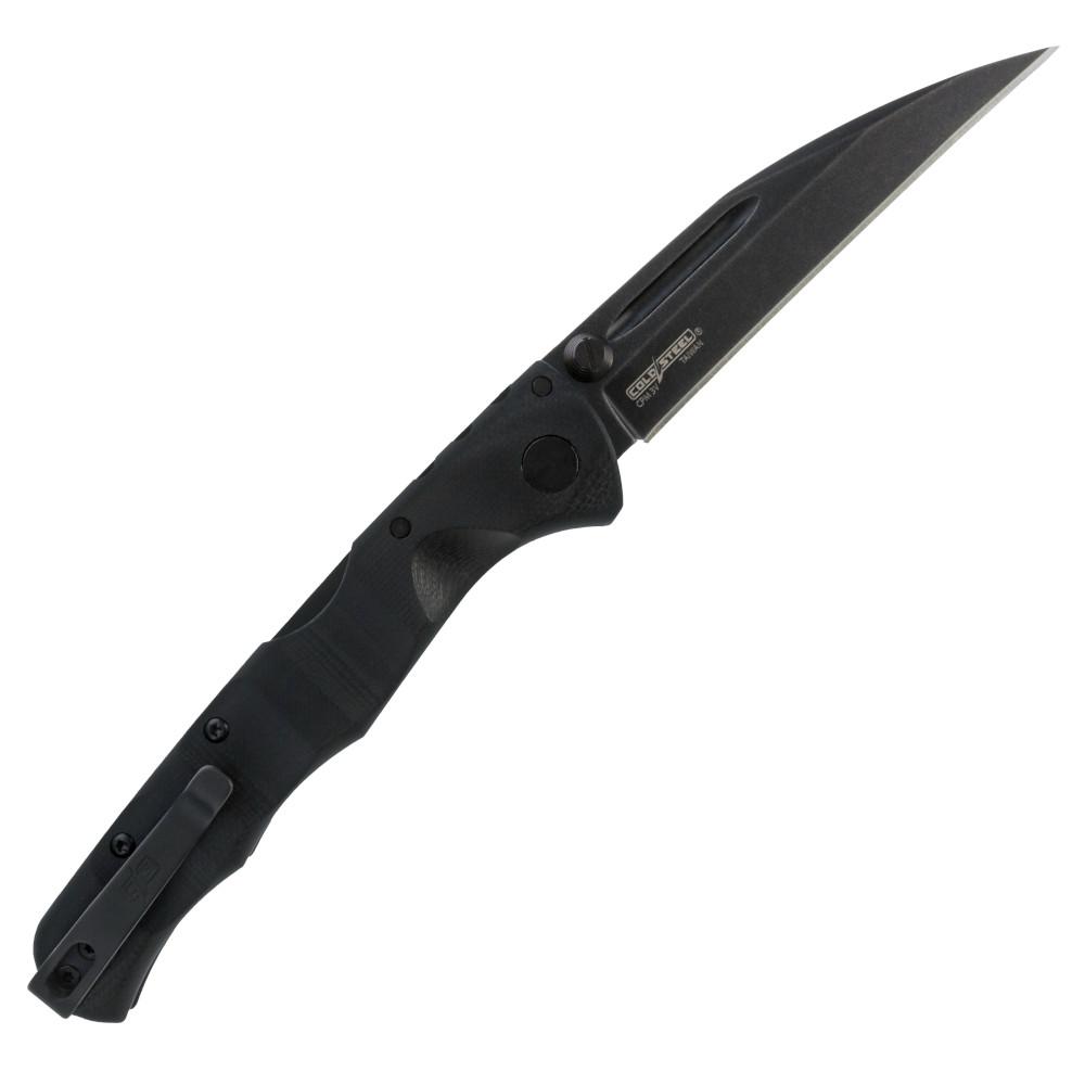 Cold Steel Frenzy II 3.5" Sheepsfoot Folding Knife G-10 Handle Blackout