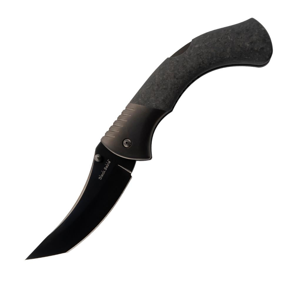 Cold Steel Black Sable 4.2" Tanto XHP Steel Folding Knife - Black