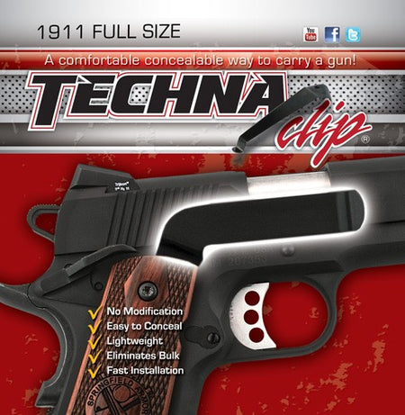 Techna Clip Belt Retention Clip for Colt 1911 Commander Right Hand