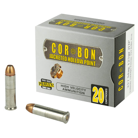 Cor-Bon Self Defense Jacketed Hollow Point 125 Grain .357 Magnum 1450 FPS 757750357082