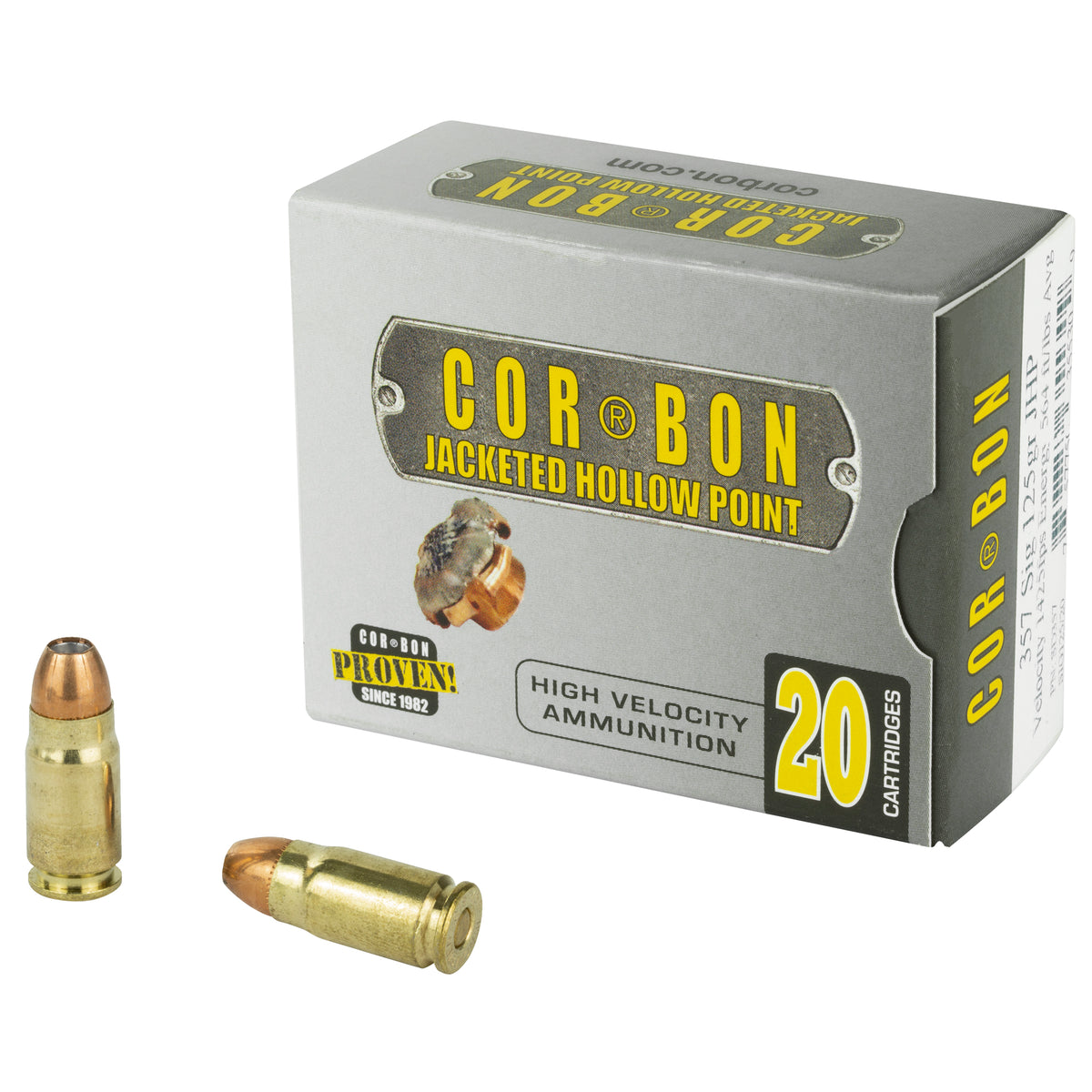 Cor-Bon Self Defense Jacketed Hollow Point 125 Grain .357 Sig  757750355309