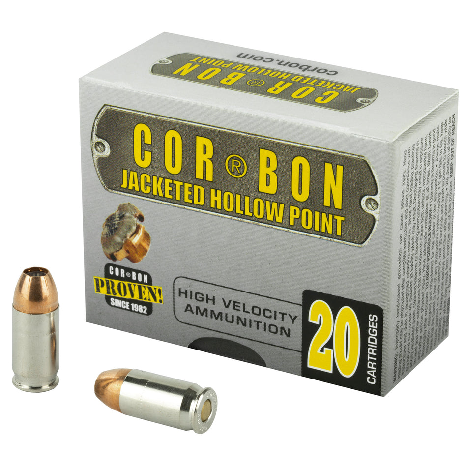 Cor-Bon Self Defense Jacketed Hollow Point 90 Grain .380 ACP/Auto 1050 FPS 757750355026