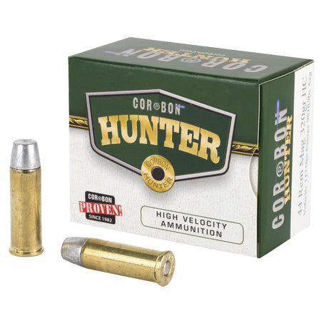 Cor-Bon .44 Magnum Hunting Hard Cast 320 grain Jacketed Hollow Point ammunition