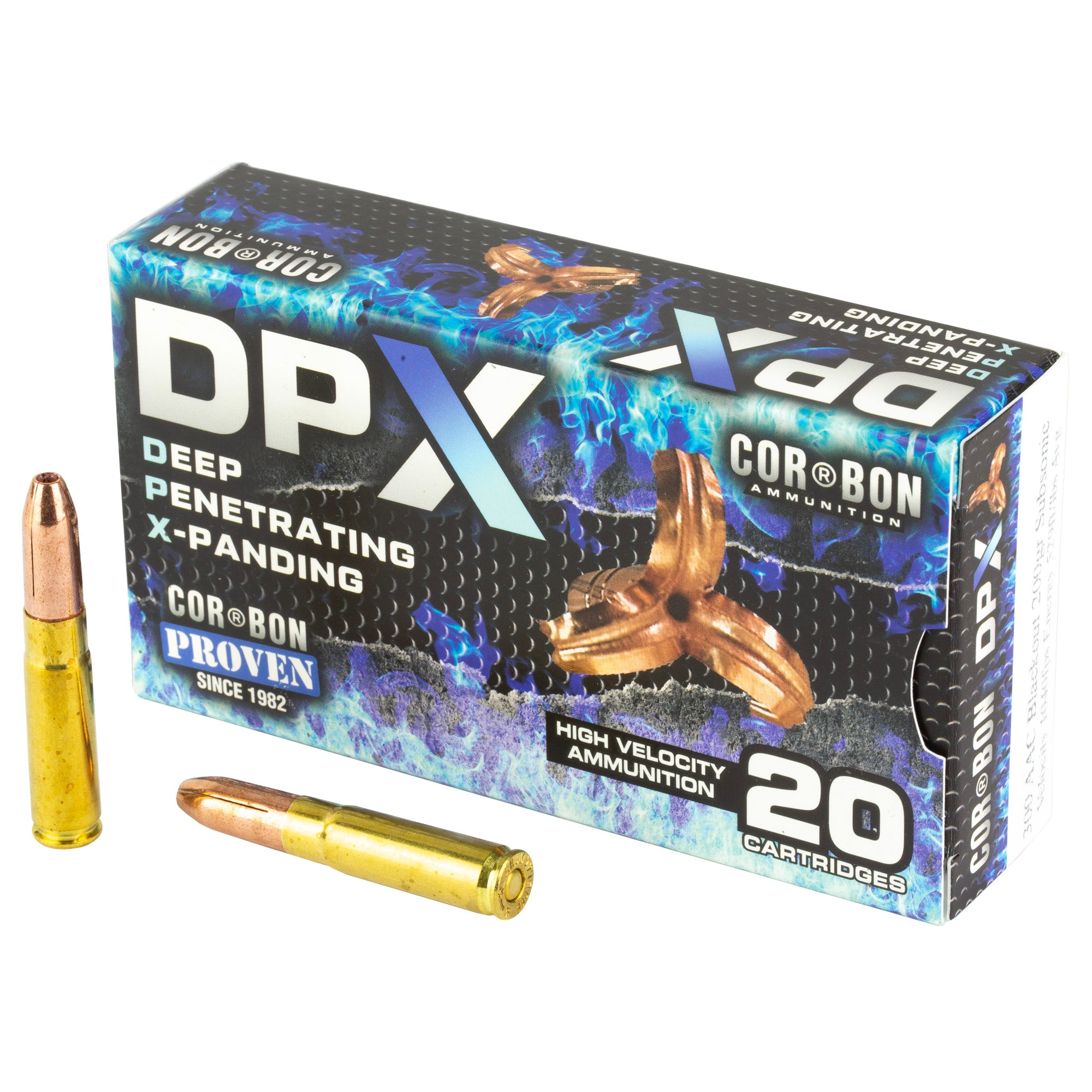 Cor-Bon .300 AAC Blackout Deep Penetrating X bullet Subsonic 200 grain Jacketed Hollow Point ammunition